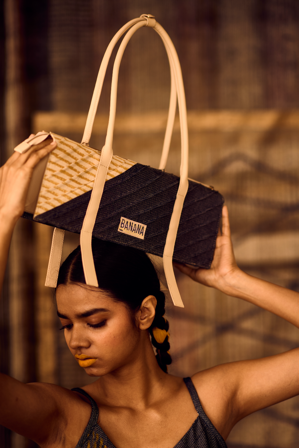 BANANA labs X VYAKTI  | Sequence Denim East West Bag