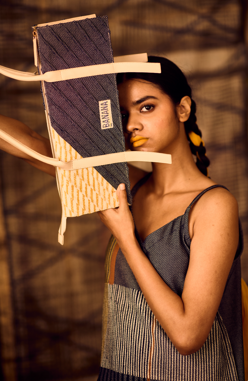 BANANA labs X VYAKTI  | Sequence Denim East West Bag