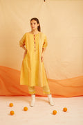 BANANAS Yellow Citrus Kurta - BANANA labs