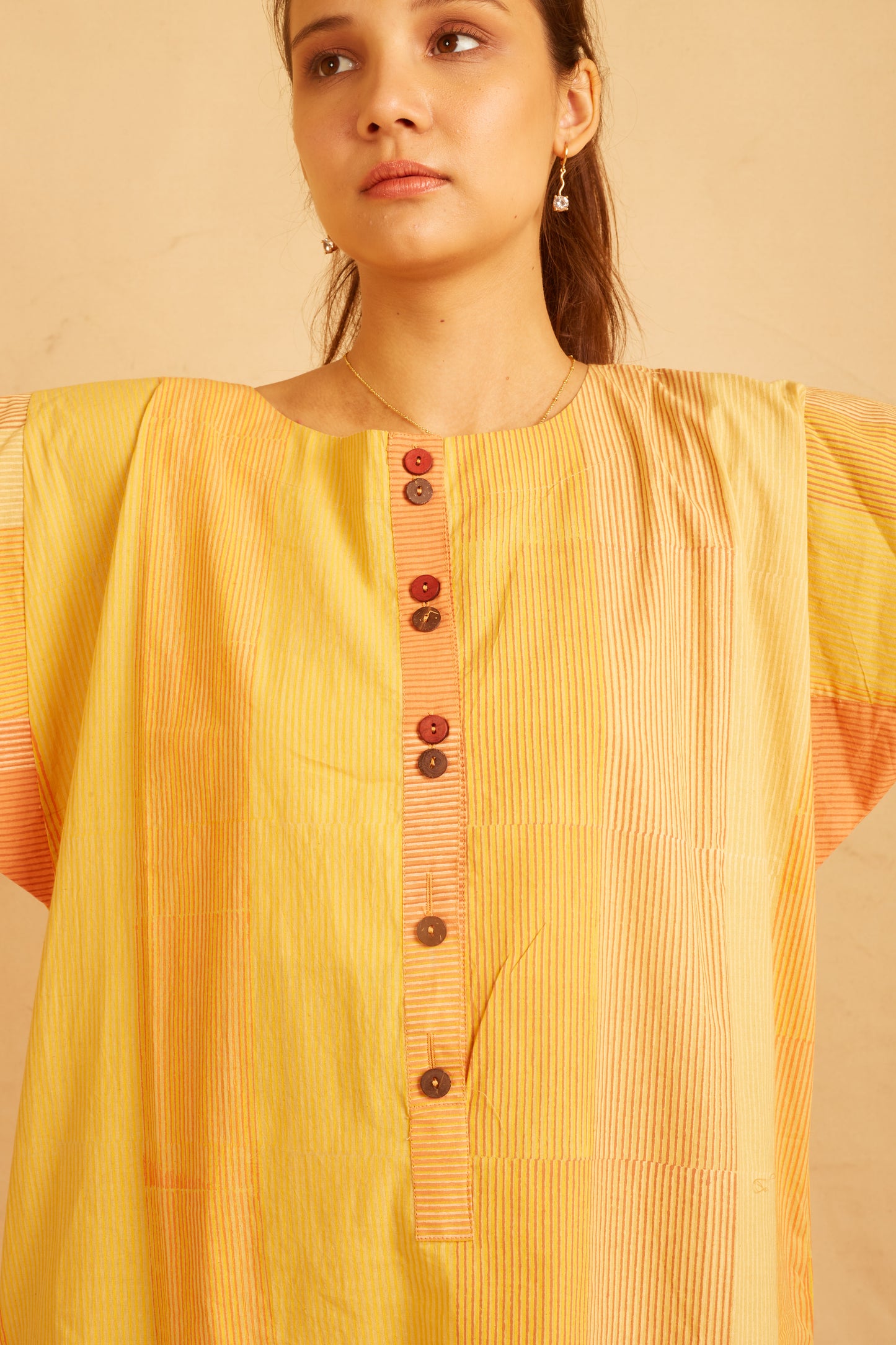 BANANAS Yellow Citrus Kurta