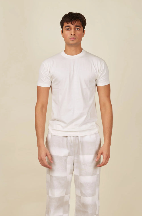 BANANA man Crossroads Ivory T-shirt - BANANA labs