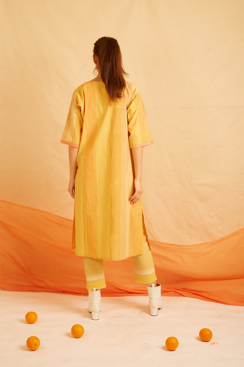 BANANA Yellow Citrus Kurta Set