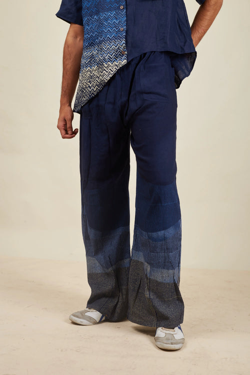 BANANA man Crossroads Navy Wave Pants - BANANA labs