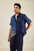 BANANA man Crossroads Navy Wave Shirt - BANANA labs