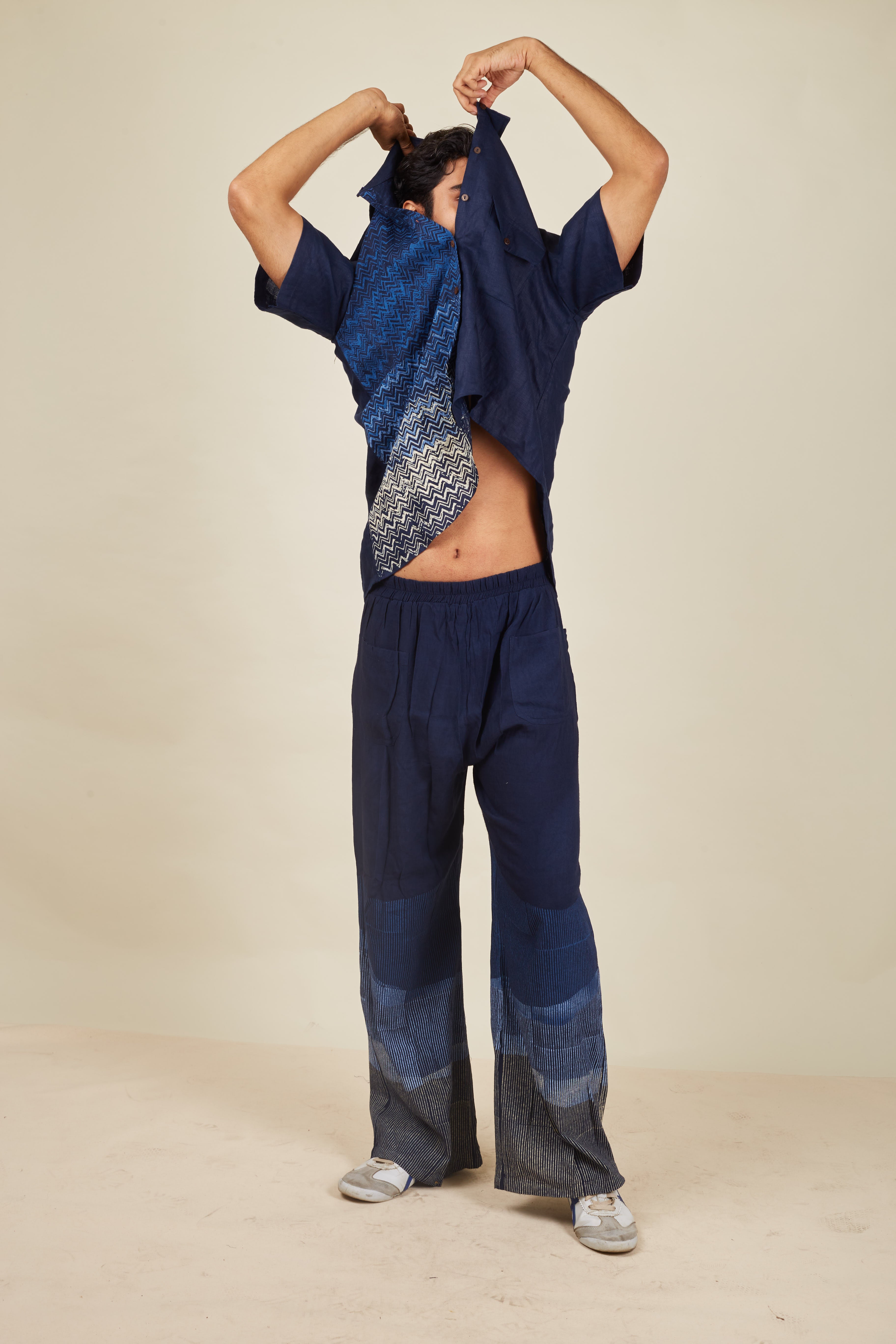 BANANA man Crossroads Navy Wave Pants
