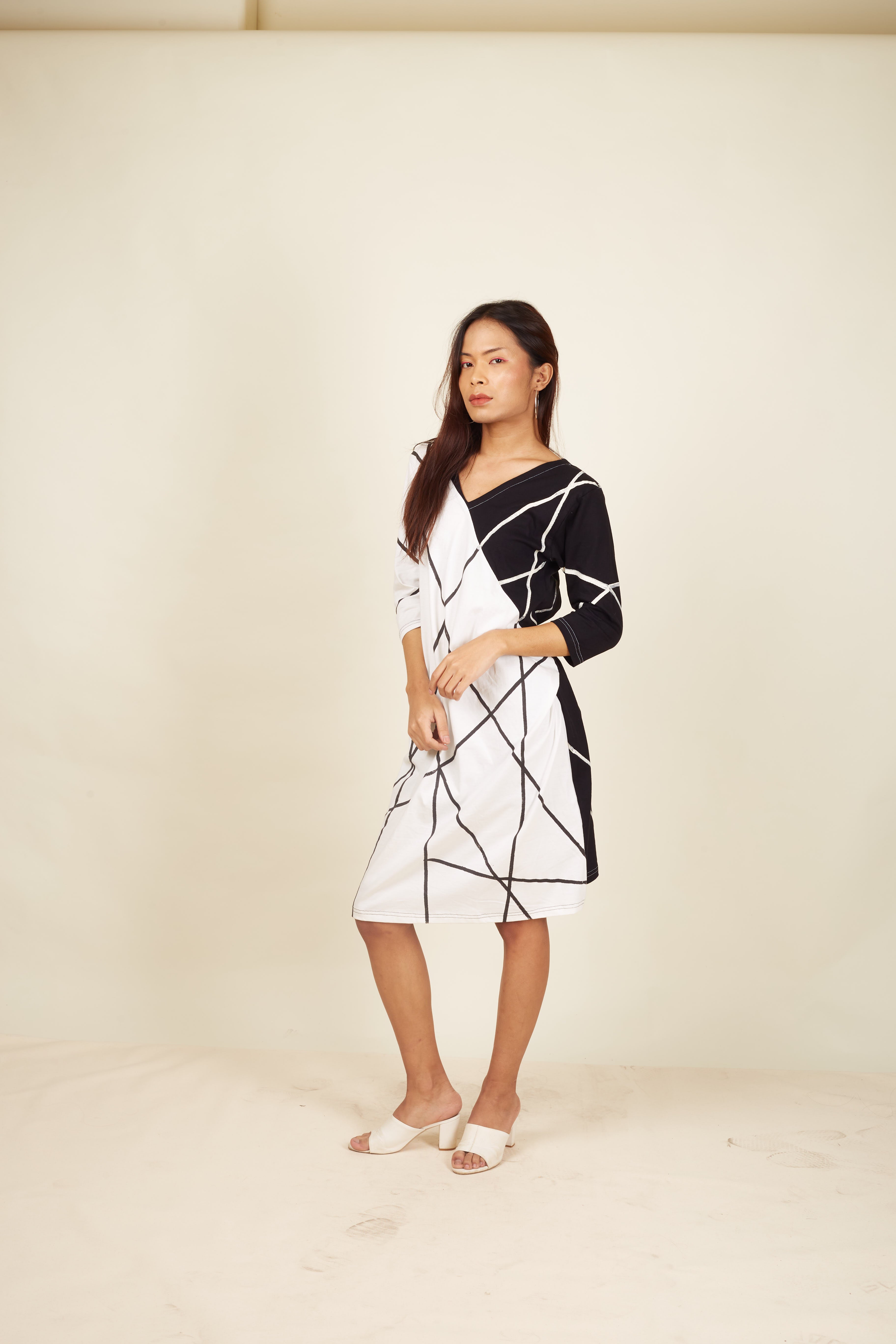 Crossroads Friction Knit Strike Dress