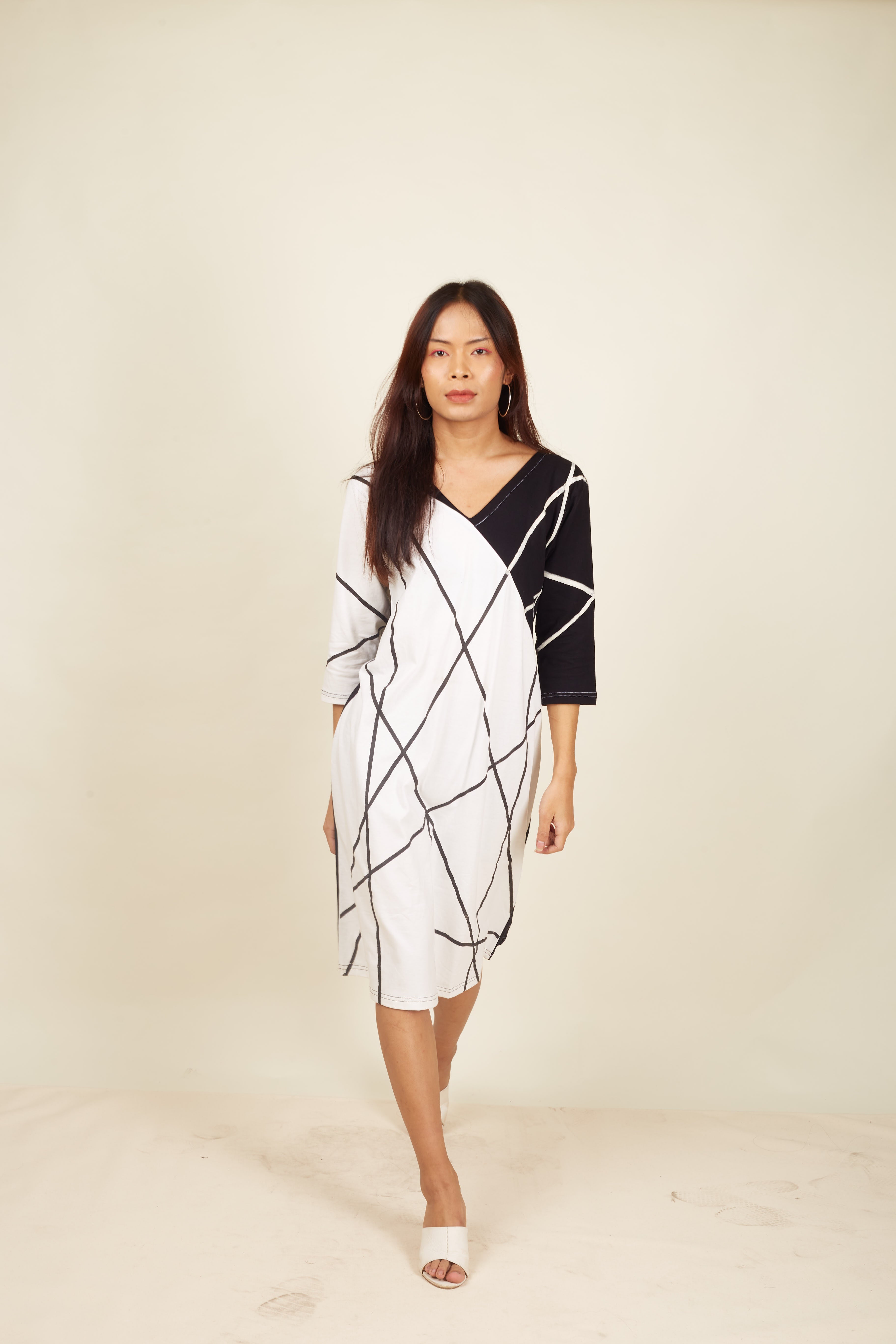 Crossroads Friction Knit Strike Dress