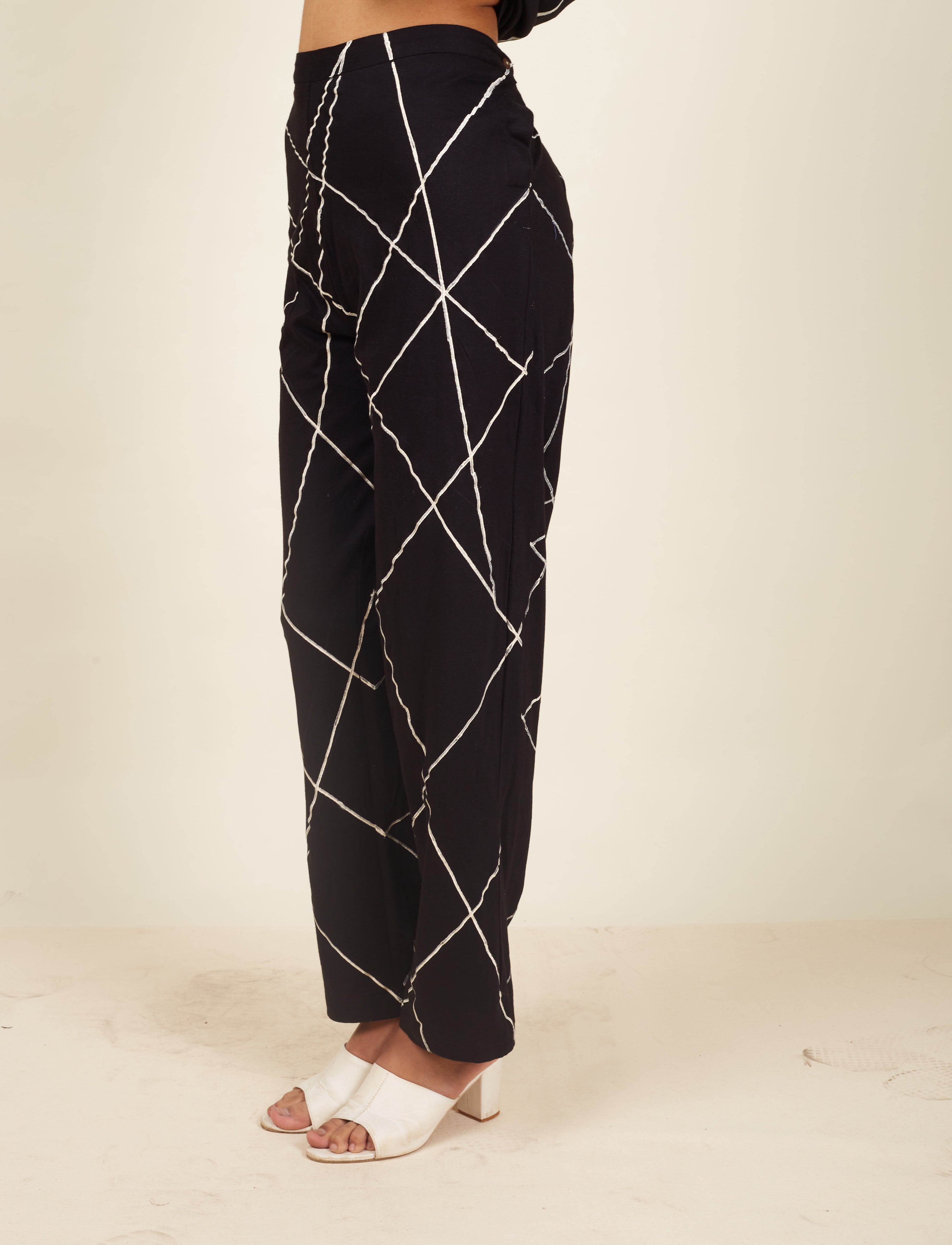 Crossroads Black Knit Strike Pants