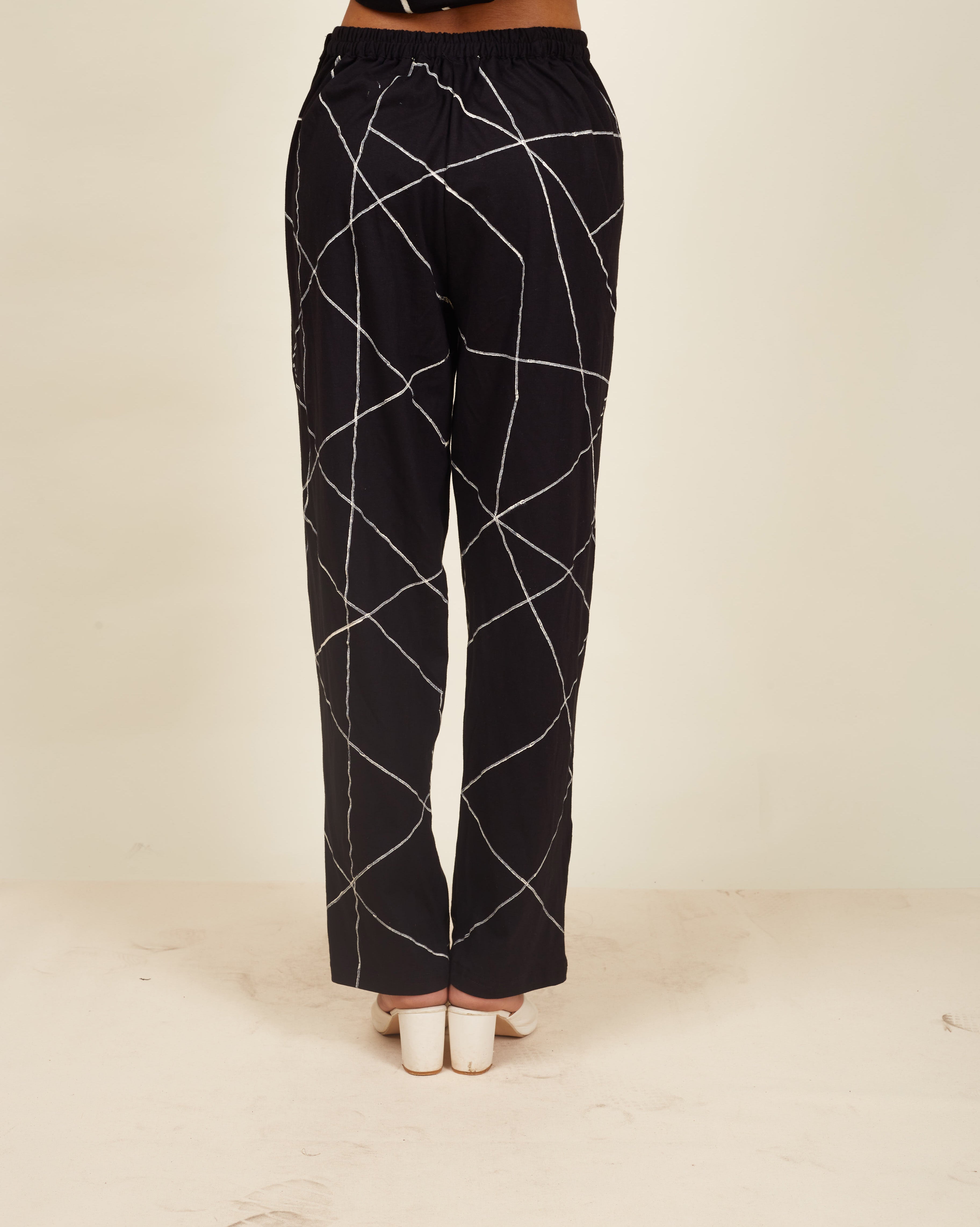 Crossroads Black Knit Strike Pants