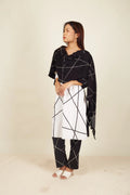 Crossroads Friction Mono Contrast Strike Kurta Set (Set of 3) - BANANA labs