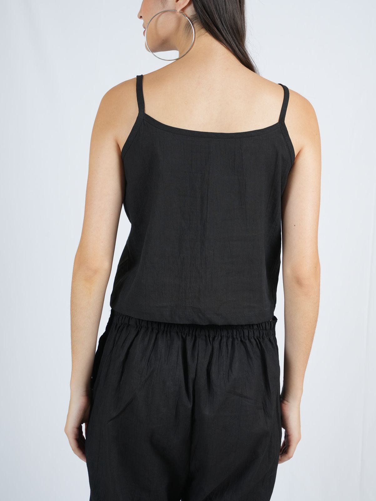 Silkwaves ESSENTIALS Black And White Tops [set of 2]