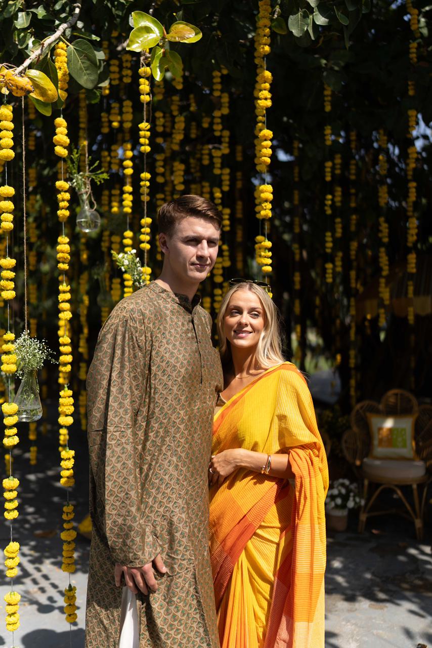 BANANA man Henna Haldi Kurta (Set of 2)