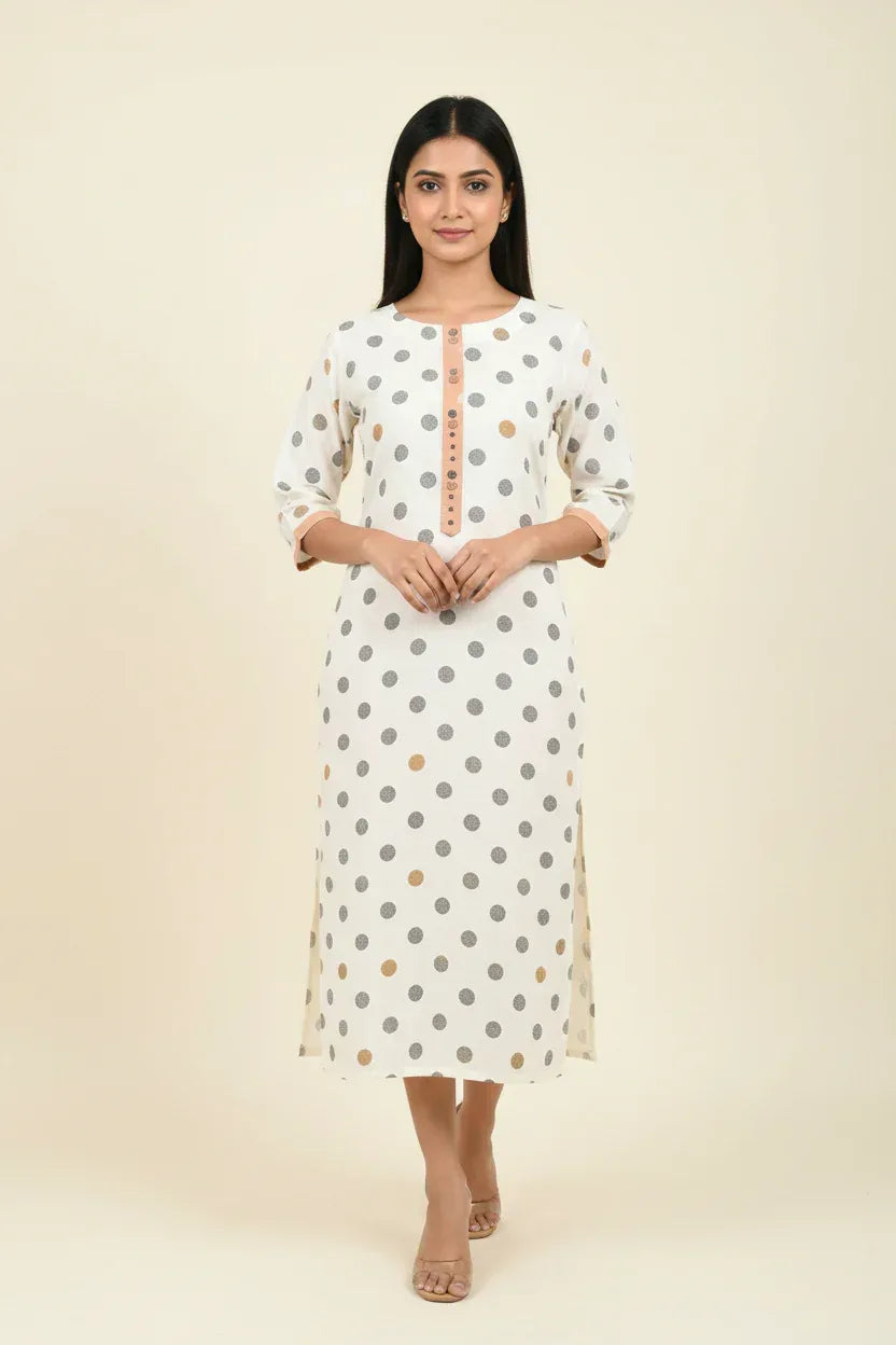 White Cotton Kurta I CLEARANCE SALE - BANANA labs