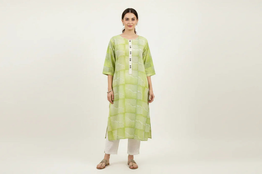 Green Marina Kurta I CLEARANCE SALE - BANANA labs