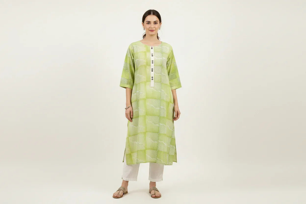 Green Marina Kurta I CLEARANCE SALE - BANANA labs
