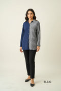 Navy Blue Shirt Half & Half I CLEARANCE SALE