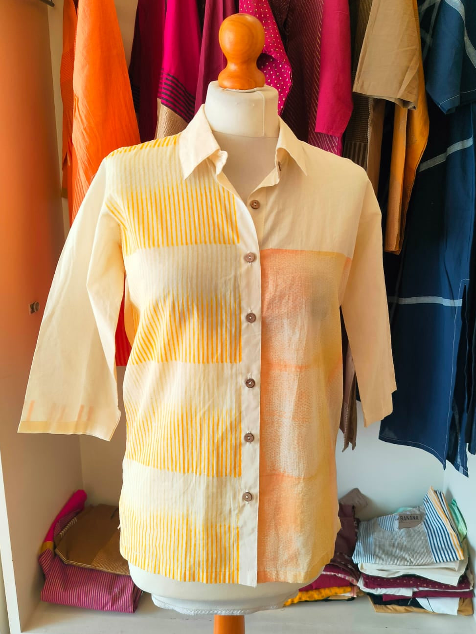 Orange Stripe Shirt I CLEARANCE SALE