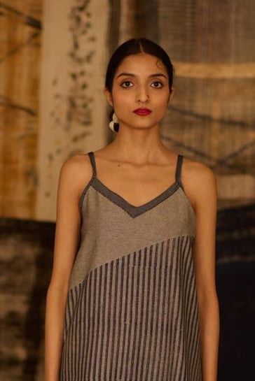 Sequence Movement Reversible Denim Kurta and Pants (Set of 2)