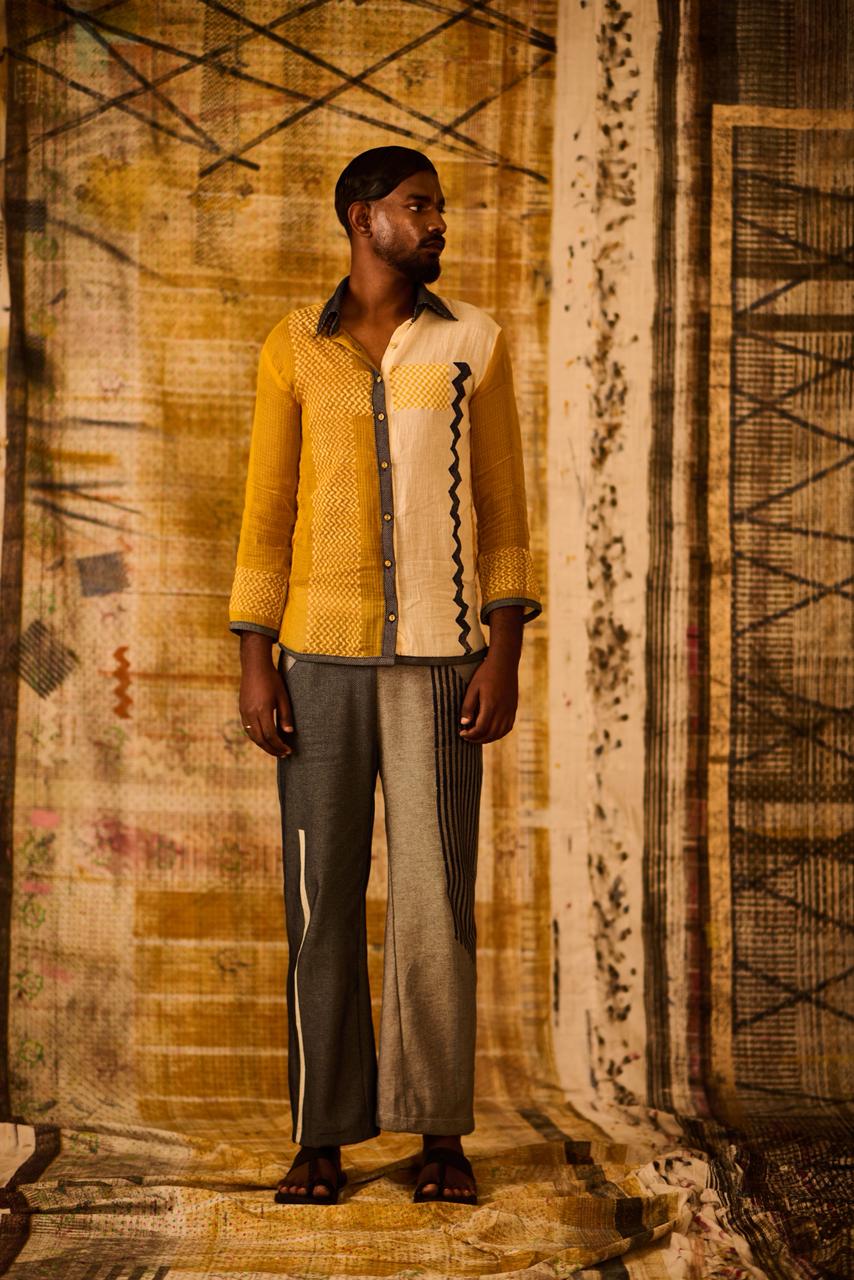 Sequence Chevron BANANA man Coordinate (Set of 2)