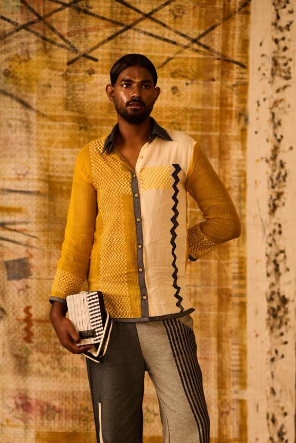 Sequence Chevron BANANA man Coordinate (Set of 2)