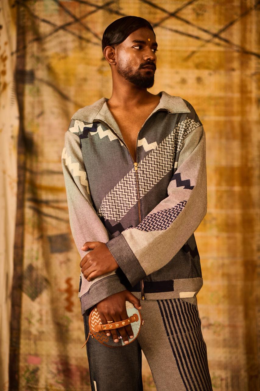 Sequence Offset BANANA man Denim Jacket