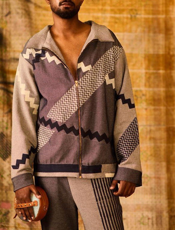 Sequence Offset BANANA man Denim Jacket