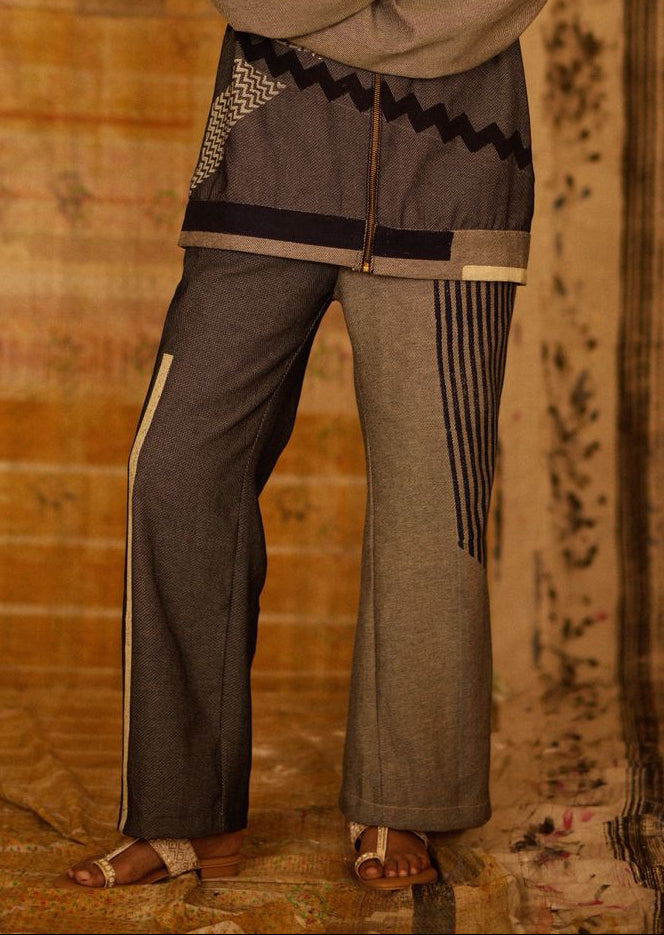 Sequence Offset  Denim Coordinate (Set of 2)