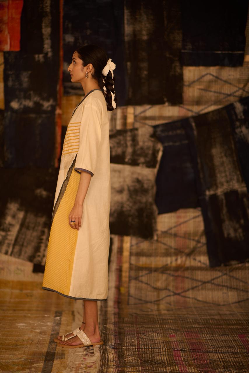 Sequence Offwhite Drift Dress with Lining