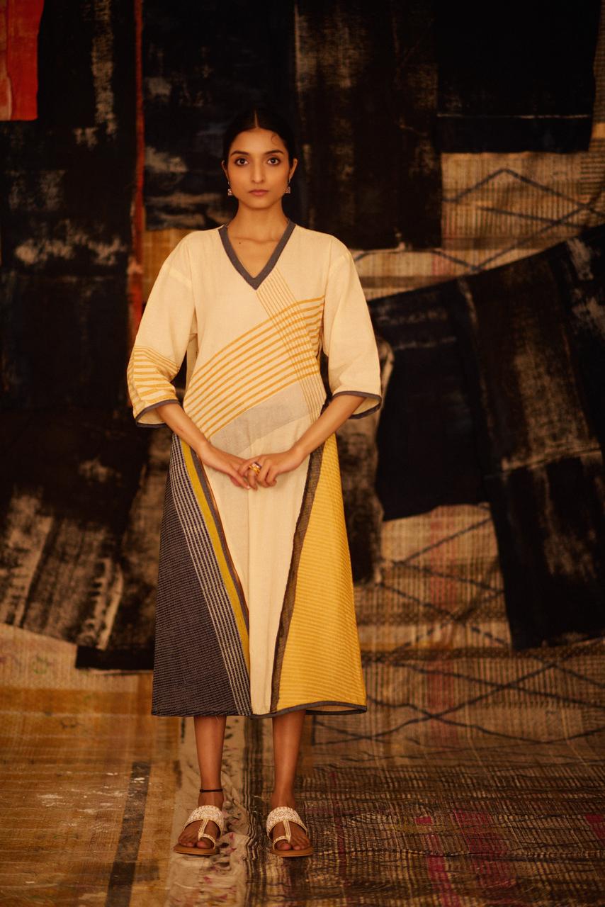 Sequence Offwhite Drift Dress with Lining