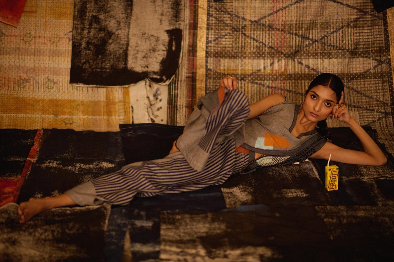 Sequence Asymmetric Denim Pant