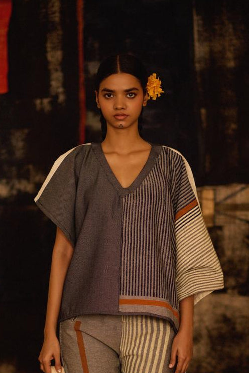 Sequence Continuum Denim Cotton Kaftan