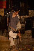 Sequence Continuum Denim-Cotton Kaftan Set (Set of 2)