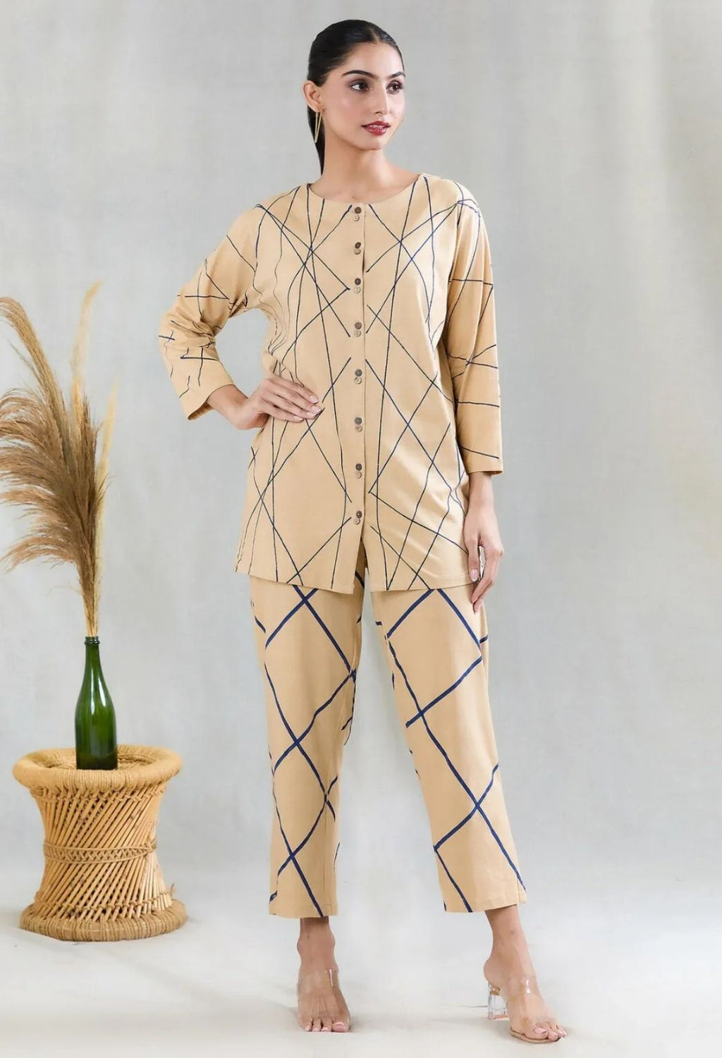 Beige Strike Knit Top I CLEARANCE SALE