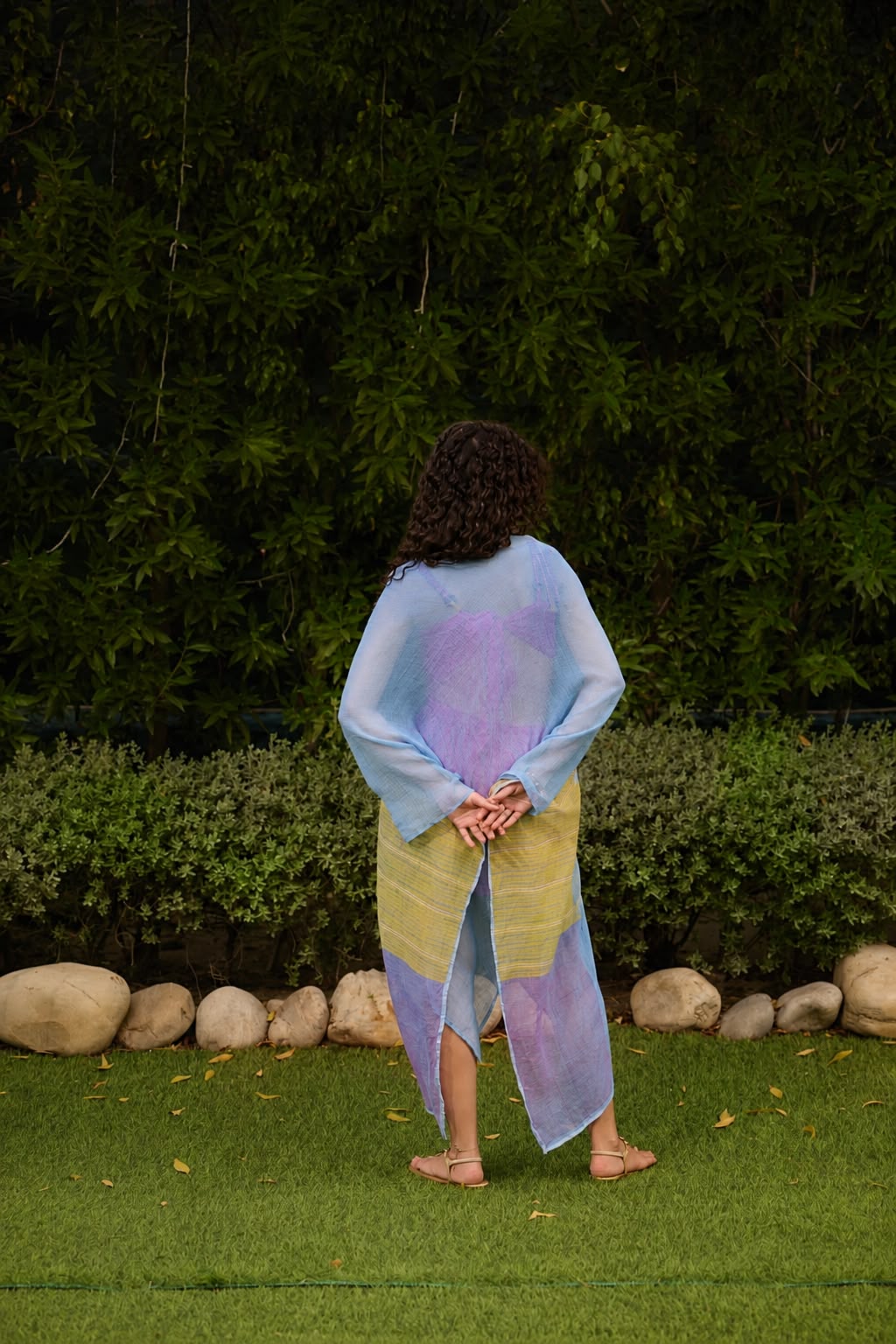 Weekend Blue Lagoon Kota Kaftan Cover Up