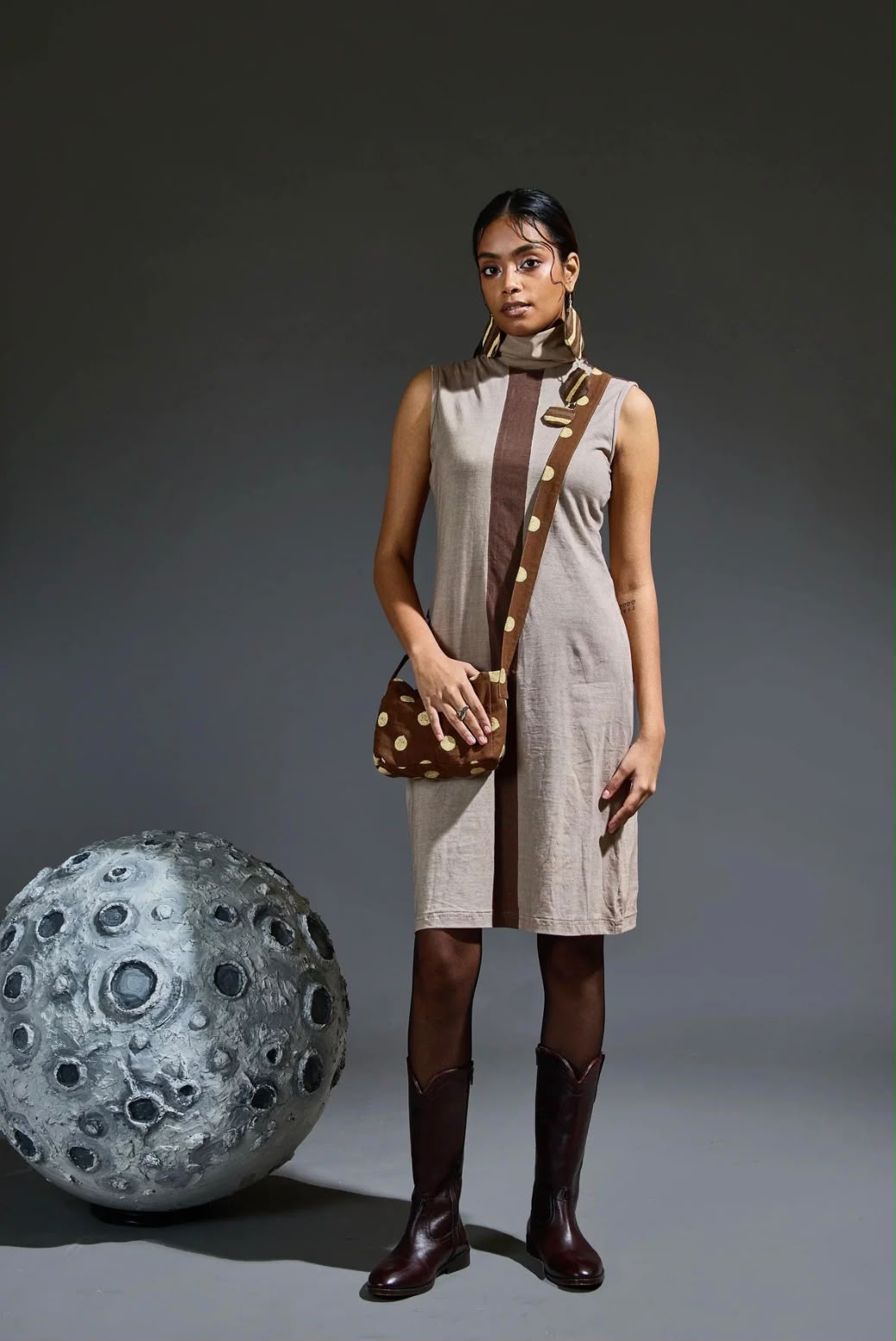 CRATER STORMY BROWN DRESS I CLEARANCE SALE
