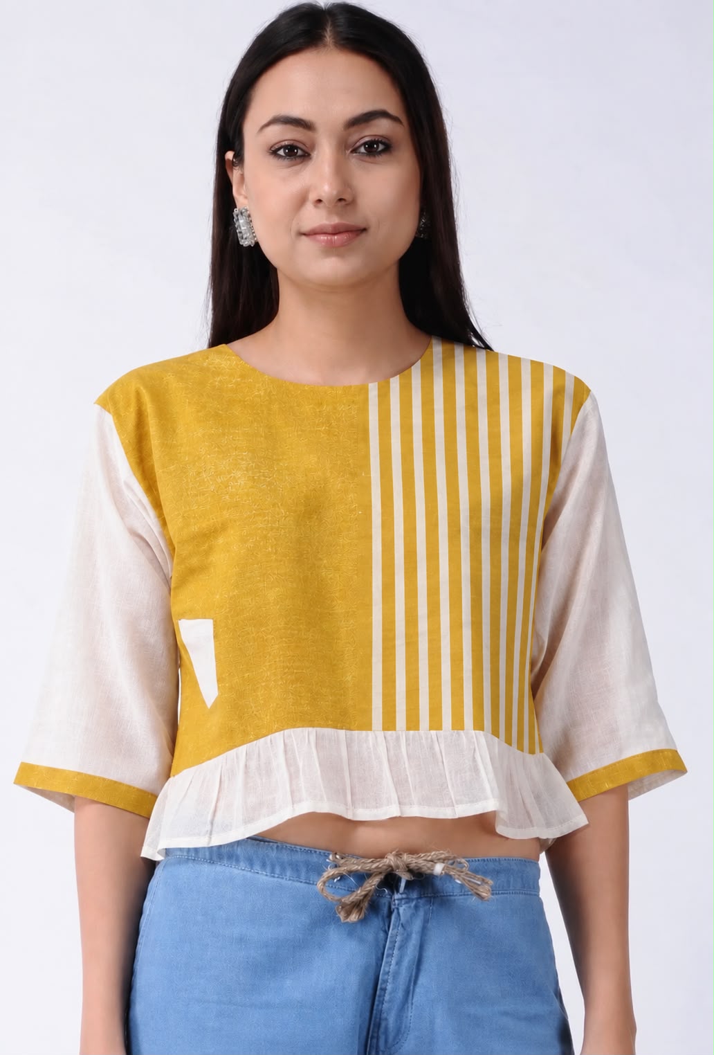 BANANA YELLOW CROP TOP I CLEARANCE SALE