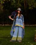 Weekend Blue Lagoon Wind Kaftan Set (Set of 2)