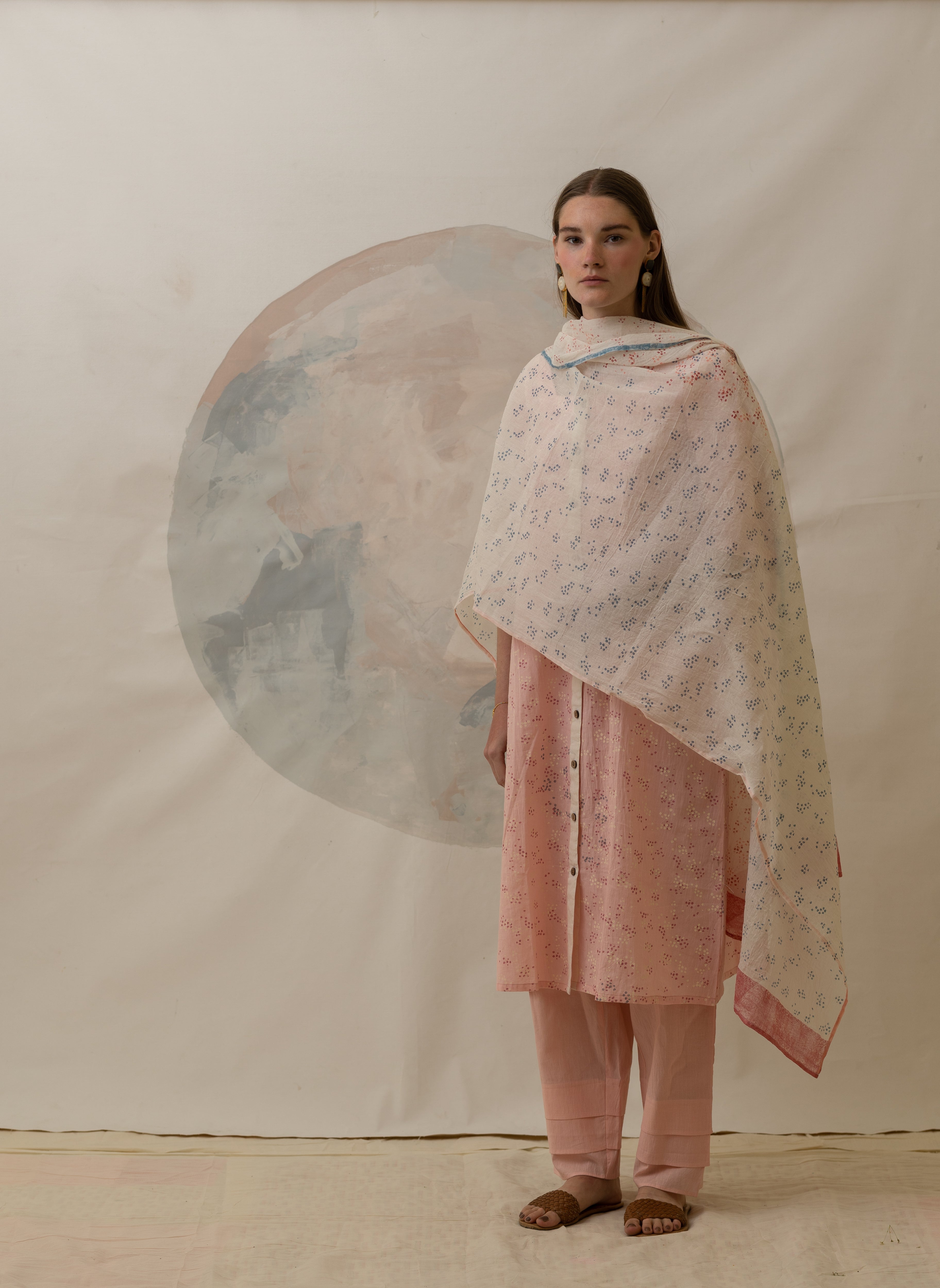 Clove Shireen Pink Kurta Set