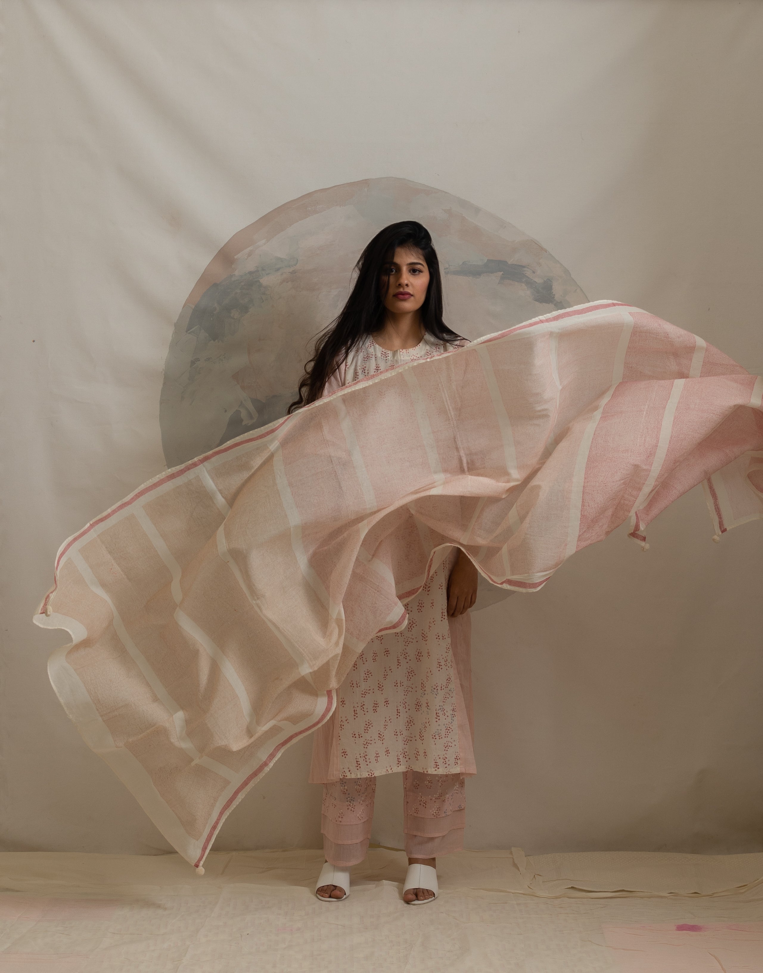Clove Cecelia White Kurta Set