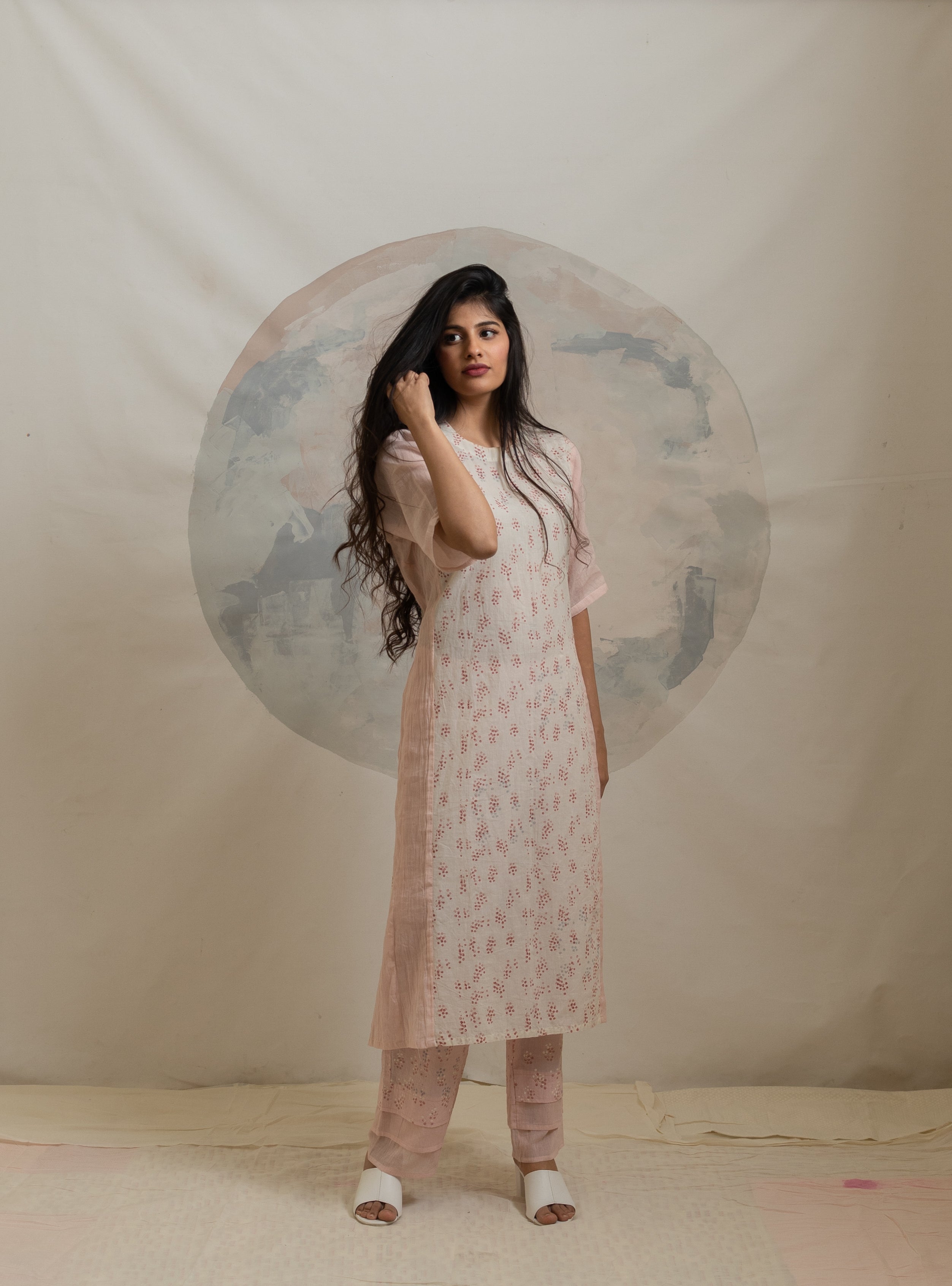 Clove Cecelia White Kurta Set