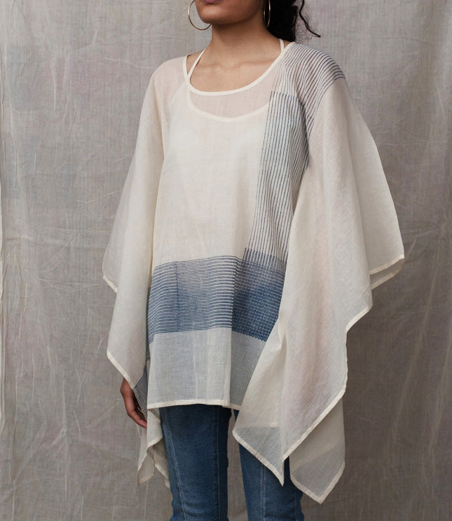 Mishap White Kaftan and stole