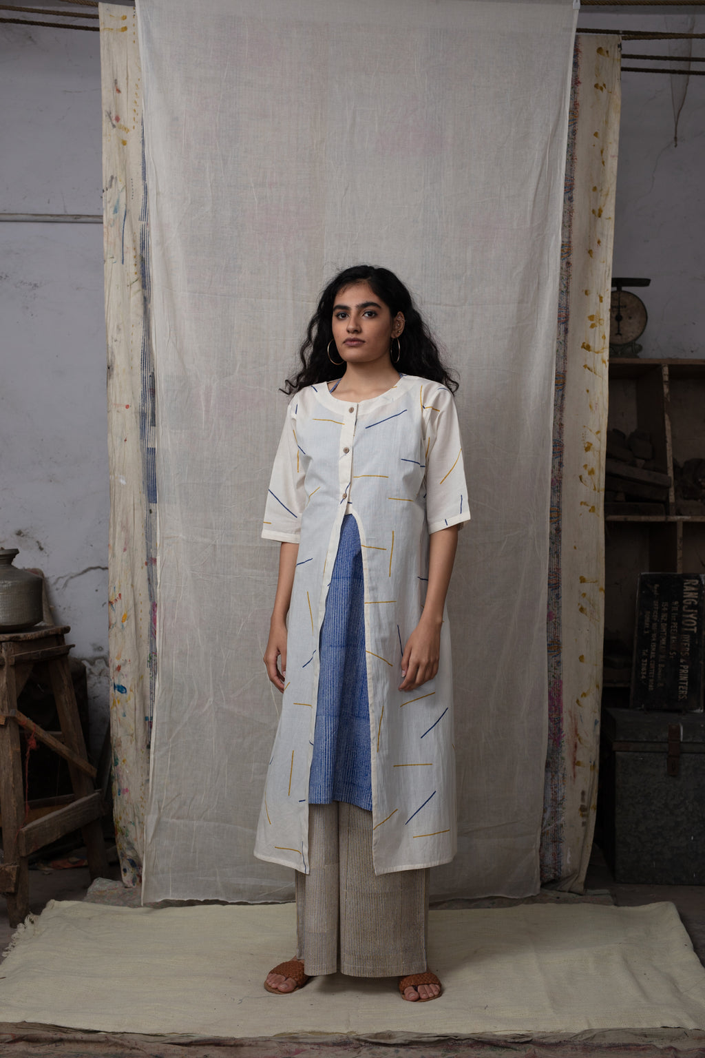 Sprinkles White Kurta Set