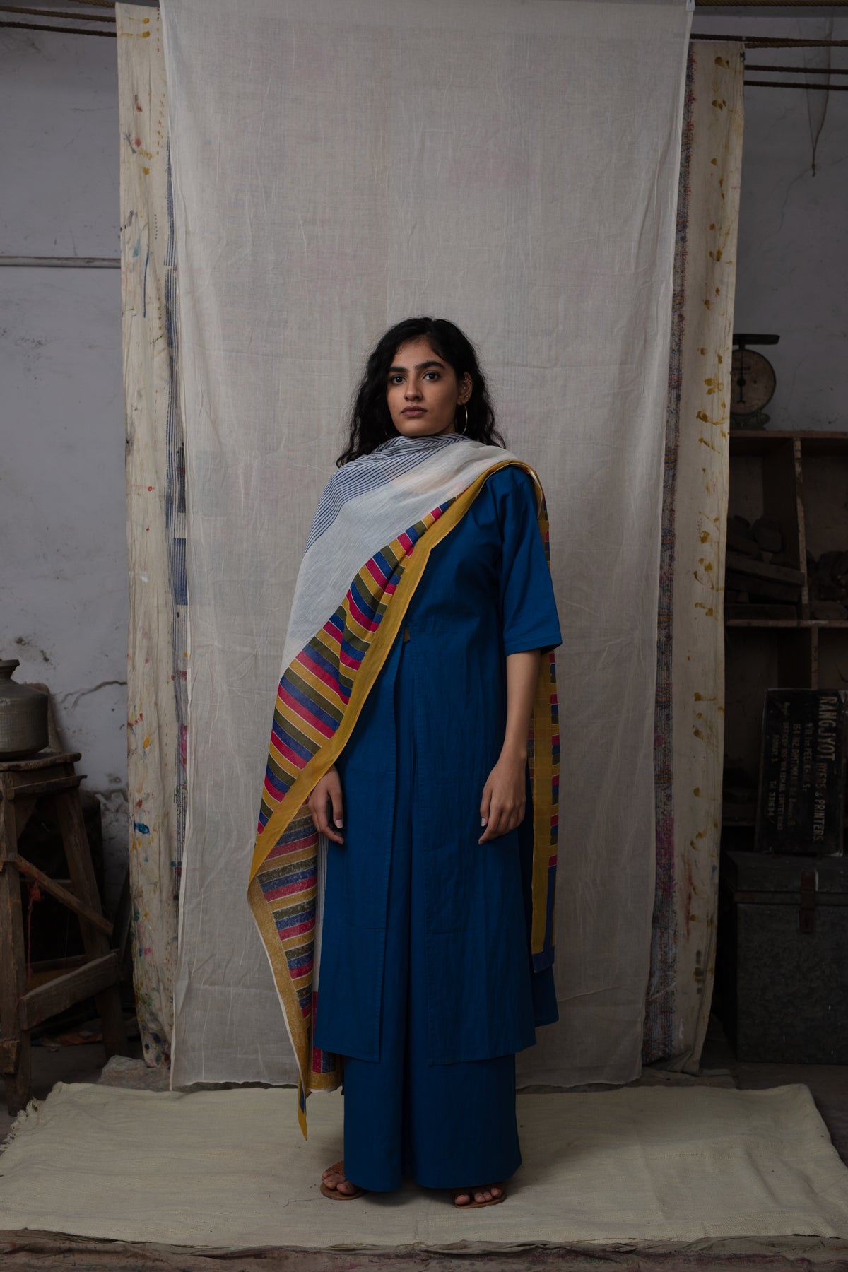 Fondant White Dupatta