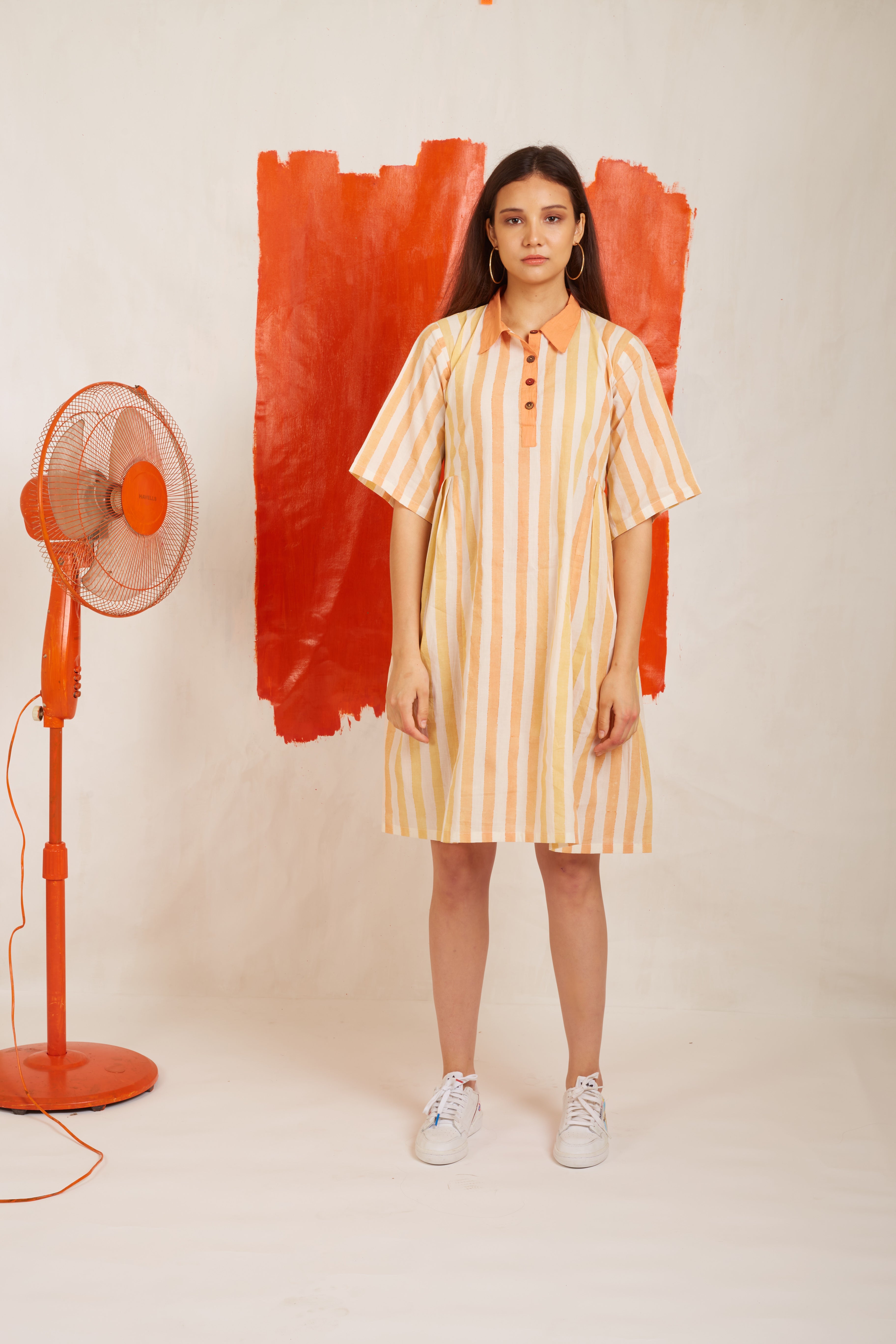BANANA Orange Bar Dress