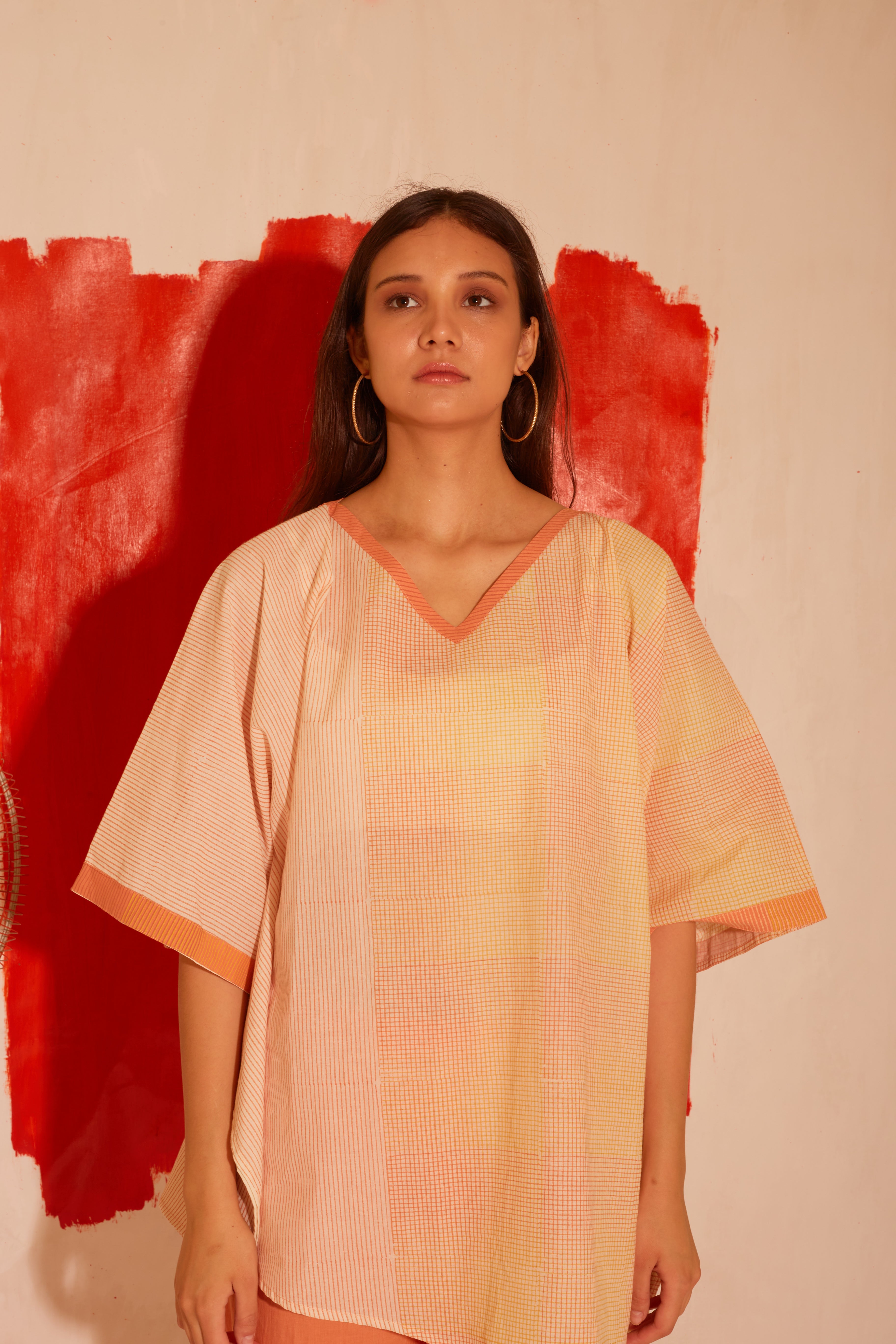 BANANA Orange Citrus Kaftan and Pants