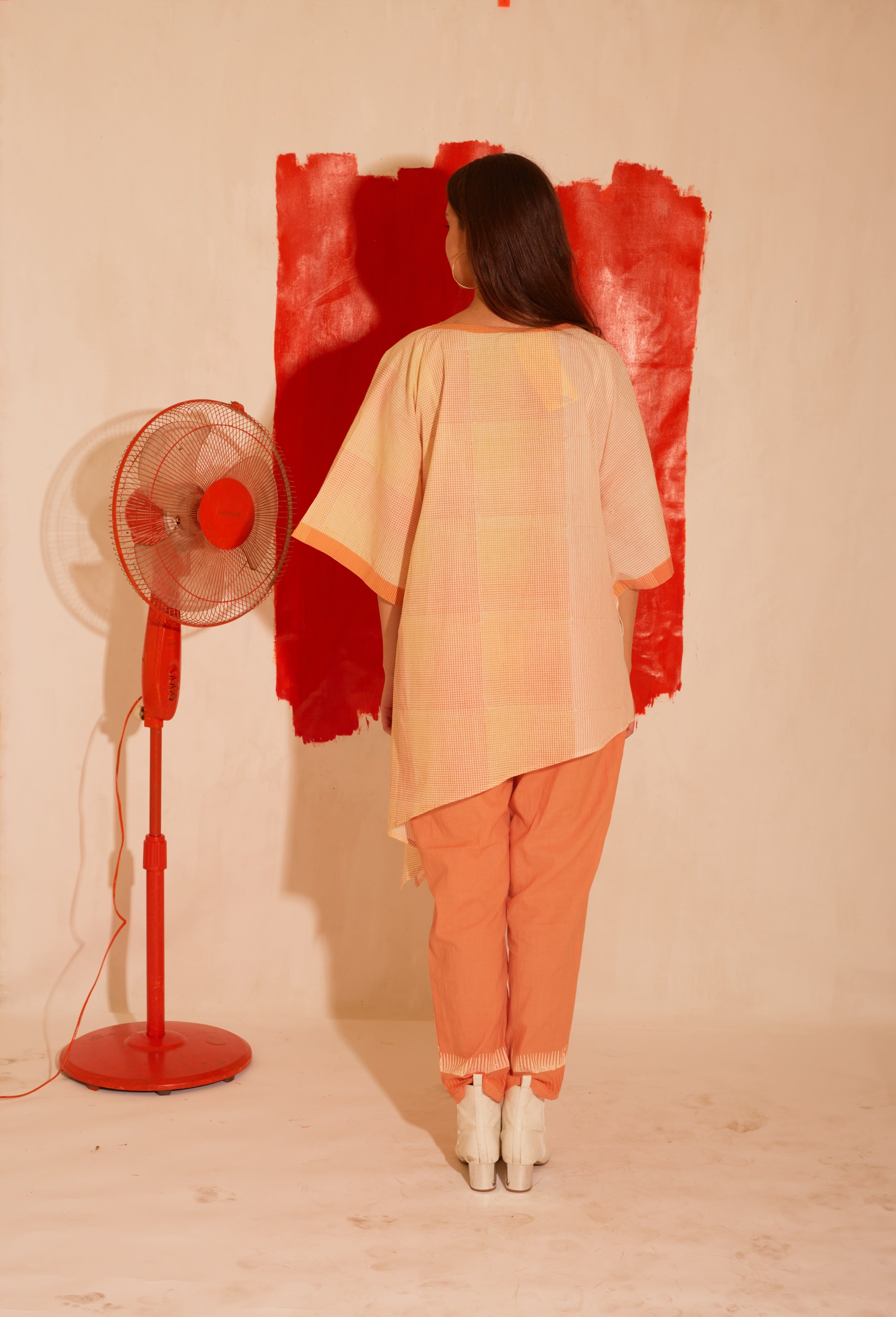 BANANA Orange Citrus Kaftan and Pants