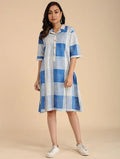 Boxy Blue Dress - BANANA labs