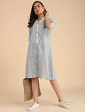 Mesh Blue Dress - BANANA labs