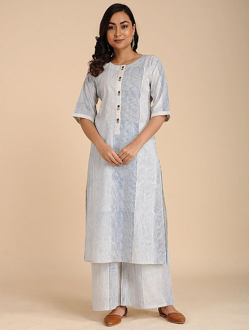 Micro Blue Kurta