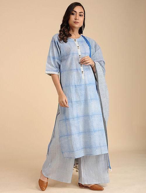 Attached Blue Kurta - BANANA labs